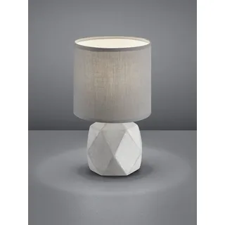 TRIO R50831087, Grau, Beton, Stoff, Schlafzimmer, Wohnzimmer, IP20, II, E14 - Grau