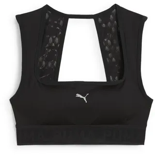Puma Damen Move Lace Bra Sport-BHS, Puma Schwarz, S EU