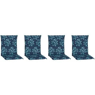 BEO Niedriglehner Auflage 100 x 50 cm blau 4 St.