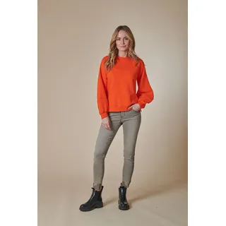 Zhrill Sweatshirt »ZHMAREEN«, mit Schriftzug, orange