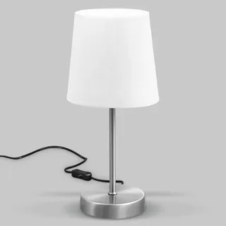 B.K.Licht Nachttischlampe Weiß 2 St.