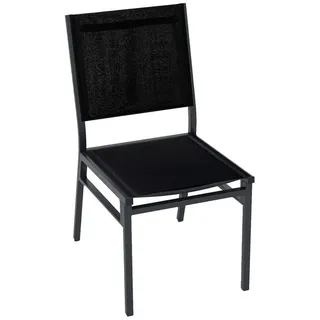 Costway Gartenstuhl 45 x 45 x 87 cm schwarz