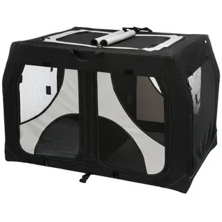 Doppel-Vario-Mobilkiste 91×60×61/57cm schwarz/grau Trixie
