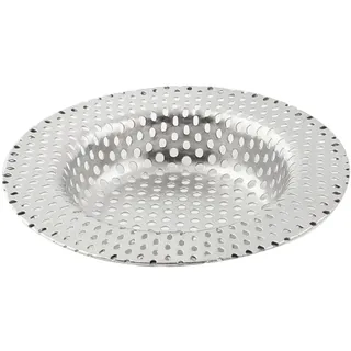 sourcing map Abflusssieb Küche Spüle Waschbecken Ablauf Abfluss Screen Sieb 9cm Durchmesser Silberton