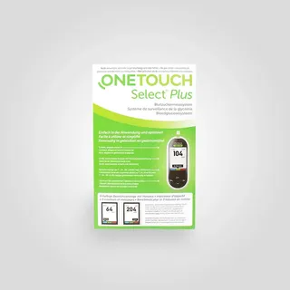 ONE TOUCH Select Plus Blutzuckertest Set mg/dl 1 Stück