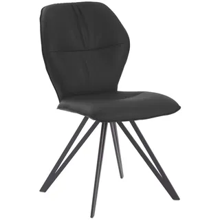 Niehoff Design-Stuhl Leder schwarz