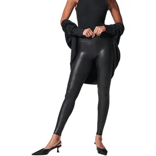 SPANX Faux Leather Leggings 2437, Black XS