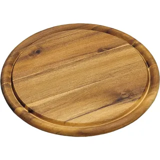 KESPER Fleischteller Holz 1 Set 25 x 25 x 1,5 cm Braun
