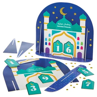Baker Ross FN359 Countdown zum Eid Kalender - 1 Kit, Ramadan Kunst und Kunsthandwerk für Kinder