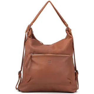 Biba Tasche für Damen aus echtem Leder, Rucksack Leather Orleans OR1LO, Langen Griff, Reißverschluss, Echtes Rindsleder, Lederfarbe