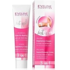 Eveline, Wachs + Enthaarungscreme, Just Epil 3In1 Ultra-Delicate Cream Is An Epilation Smell Of Hands And Bikini Area 125Ml (125 ml)
