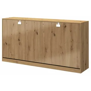 kaiser möbel Schrankbett 90 x 200 cm braun