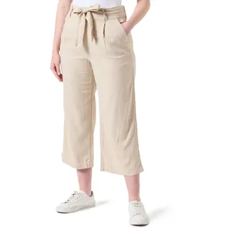 ONLY Damen Onlcaro Hw Linen Belt Culotte PNT Stoffhose, Oxford Tan, L