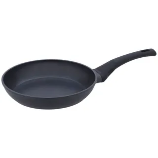RESTO Kitchenware Bratpfanne »Sagitta, Pfanne antihaftbeschichtet - non stick frying pan« Aluminium 1 Stk. tlg. mit einem ergonomischen, weichen Griff mit Hängeschlaufe, schwarz