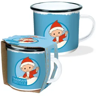 Trötsch Verlag Emaille-Becher Sandmann 0,3 l Rot 2 St.
