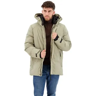 Superdry City Padded Wind Parka - Light Khaki Green - L
