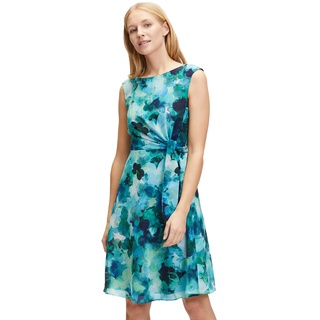 Vera Mont Damen 0293/4800 Kleid, Green/Blue, 38