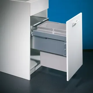 Cox Base 460 s/400-1, Abfallsammler für Frontauszüge, hellgrau, h 460 mm