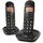 PhoneEasy 100W Duo Schwarz