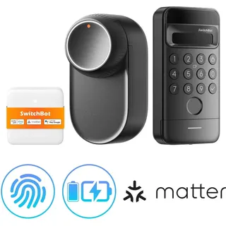 SwitchBot Smart Lock Ultra + Hub Mini Matter + Keypad Vision +