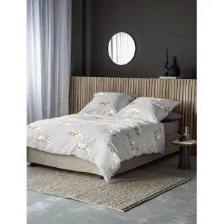 Irisette Bettwäsche »Panda 8545« 2 Stk. tlg. flauschig, grau