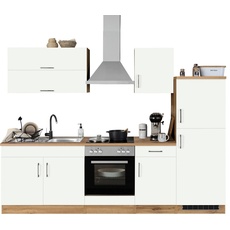Bild von MÖBEL Küchenzeile »Colmar«, ohne E-Geräte, Breite 270 cm, weiß