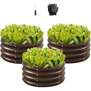 Vevor Hochbeet Metall Φ600 x 29 cm Rund