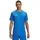 Herren Training Kurzarmshirt schnelltrocknendes Sportshirt für Fußball und mehr atmungsaktives Funktionsshirt mit Netzeinsätzen Blue Atlantis High Vis Yellow XL