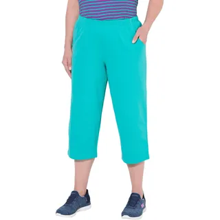Ulla Popken Damen große Größen Übergrößen Plus Size 7/8-Jogginghose, gerades Bein, Elastikbund