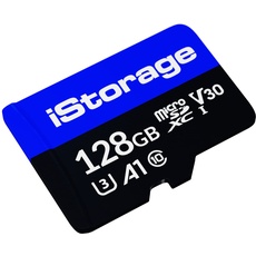 iStorage microSD Card 128GB, Encrypt Data stored on microSD Cards Using datAshur SD USB Flash Drive, Compatible with datAshur SD Drives only