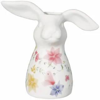 Hutschenreuther Frühlingsgrüsse Blumenwiese Hasen-Vase 16cm
