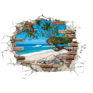 KOMAR Wandtattoo »Break Out - Größe 50 x 70 cm« selbstklebend, Wandsticker, bunt