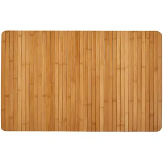 KLEINE WOLKE Bambus Holzmatte Beige 80 x 50 cm