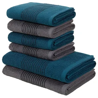 Bruno Banani Jassen Handtuchset 6-tlg. grün
