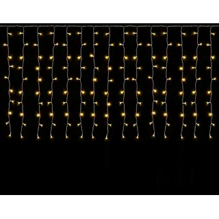 salcar Lichtervorhang LED 3 m x 1 m Warmweiß