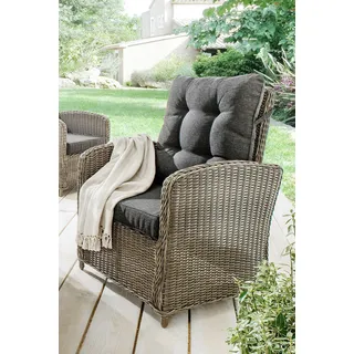 Destiny Loungesessel MERANO Gartensessel 67 x 74 x 99 cm grau