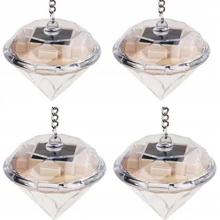 Martom Solarlampen Dekorative Diamanten 4er-Set hängend