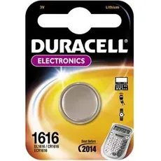 Duracell Batterie Knopfzelle CR1616 3.0V Lithium        1St. (1 Stk., CR1616), Batterien + Akkus