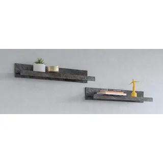 otto home Wandboard 90 x 20 x 15 cm Grau