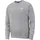 Fleece Crew Sweatshirt Herren dk grey heather/white XXL