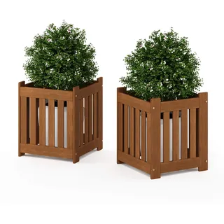 Furinno Tioman 2er Set 60 x 20 x 20 cm Natur