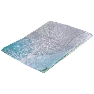 Home fashion Zugbandschal Kräuselband 140 x 245 cm Grün/Transparent