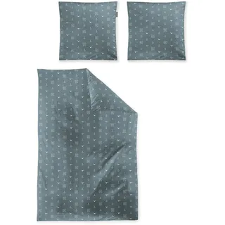 IRISETTE Bettwäsche Easy Seersucker ( 155x220cm, 1 Kissen 80x80 cm