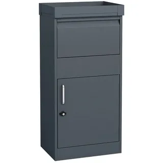 Westmann Paketbox Piet Anthrazit inkl. Zeitungsfach