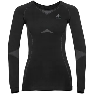 Odlo Performance Evolution Warm Langarm-baselayer - Black / Graphite Grey - S