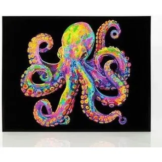 DIAMOND DOTZ - Diamond Painting Neon Oktopus