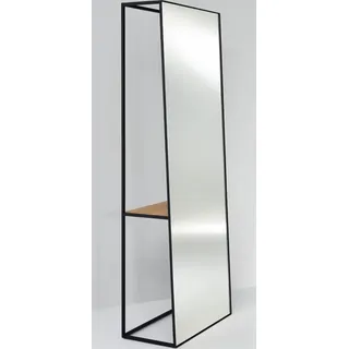 Casa Padrino Luxus Standspiegel mit Regal 65 x 32 x H. 17 cm - Designer Spiegel