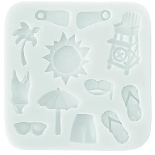 Silikomart |Silikonform, Form Beach Life, Maße 35 x 12 mm, Made in Italy