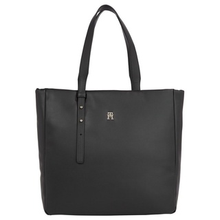 Tommy Hilfiger Shopper »TH SOFT TOTE«, Handtasche Damen Tasche Damen Henkeltasche Recycelte Materialien, schwarz