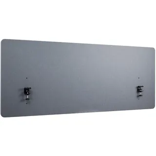 Ricoo Akustik Trennwand Schreibtisch 150 x 60 x 2 cm Sichtschutz Filz Grau Schallschutz Büro ZAP1560-G Tischtrennwand Home Office Pinnwand